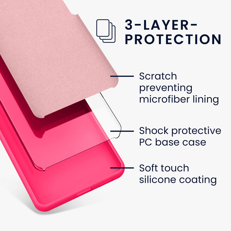 kwmobile Phone Case for Google Pixel 7a - Wireless Charging