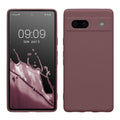 kwmobile Handyhülle für Google Pixel 7a Hülle - weiches Handy Silikon Case - Schutzhülle Cover - Grape Grape  