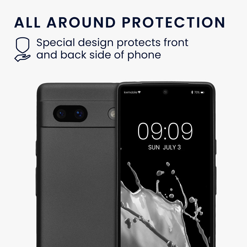 kwmobile Phone Case for Google Pixel 7a Cover Soft Silicone Case Protective Cover