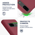 kwmobile Case compatible with Google Pixel 7a Cover - Rubberized Silicone Phone Case - Protective Case for Wireless Charging - Case