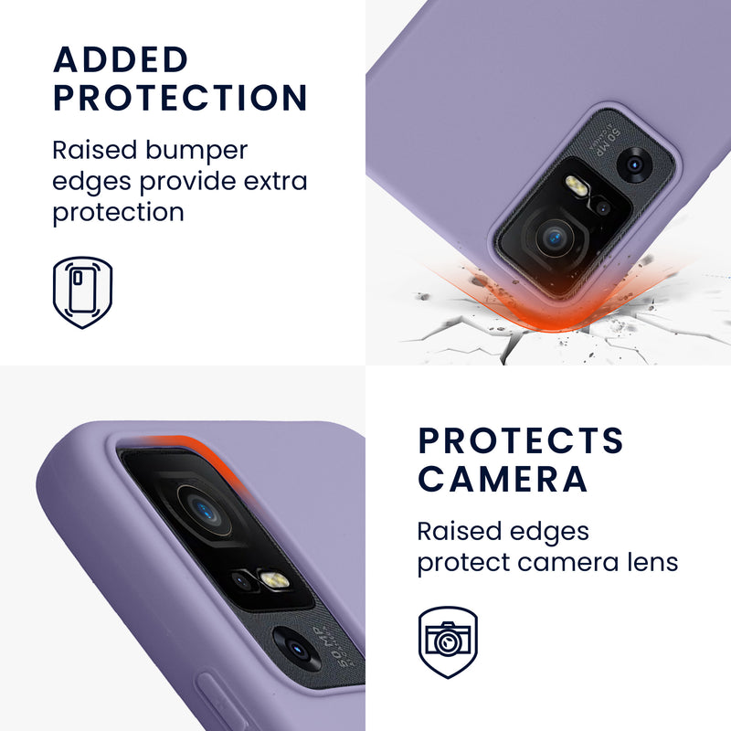 kwmobile Phone Case for TCL 40 XL Case - Wireless Charging - Protective Cover