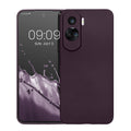 kwmobile Phone Case for HONOR 90 Lite 5G - Soft Silicone Case with Metallic Shimmer - Protective Cover