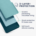 Rubberized Silicone Case for Nothing Phone (2) in Matte Petrol
