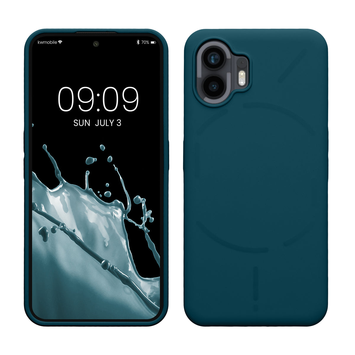 Nothing Phone (2) in Petrol Matte Rubberized Phone Case