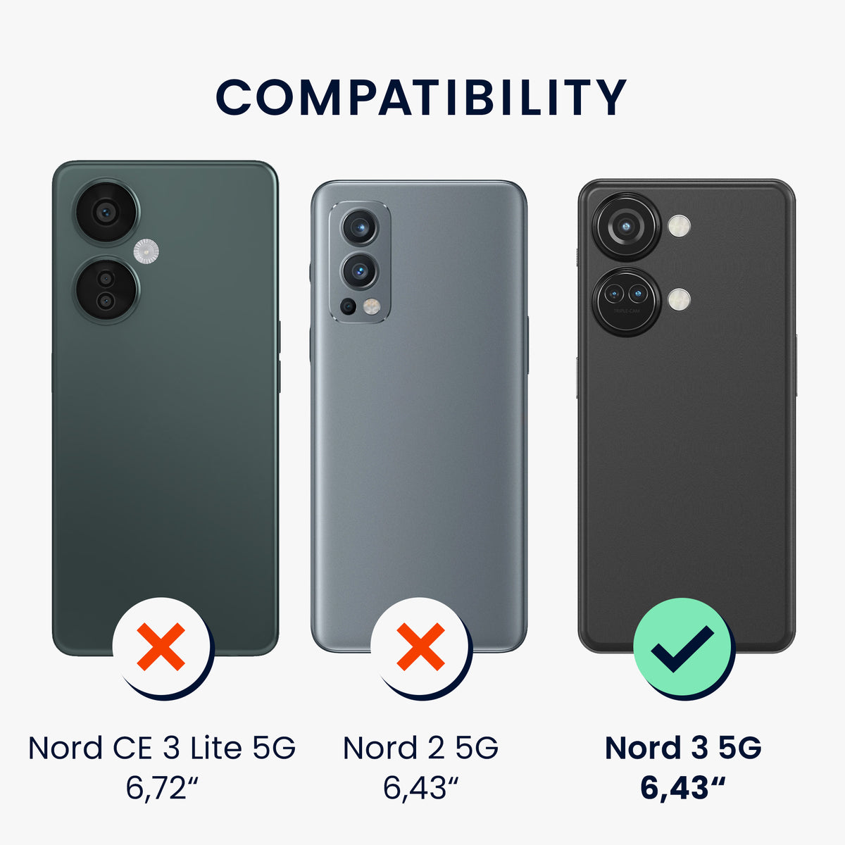 OnePlus Nord 3 5G Rubberized Silicone Phone Case