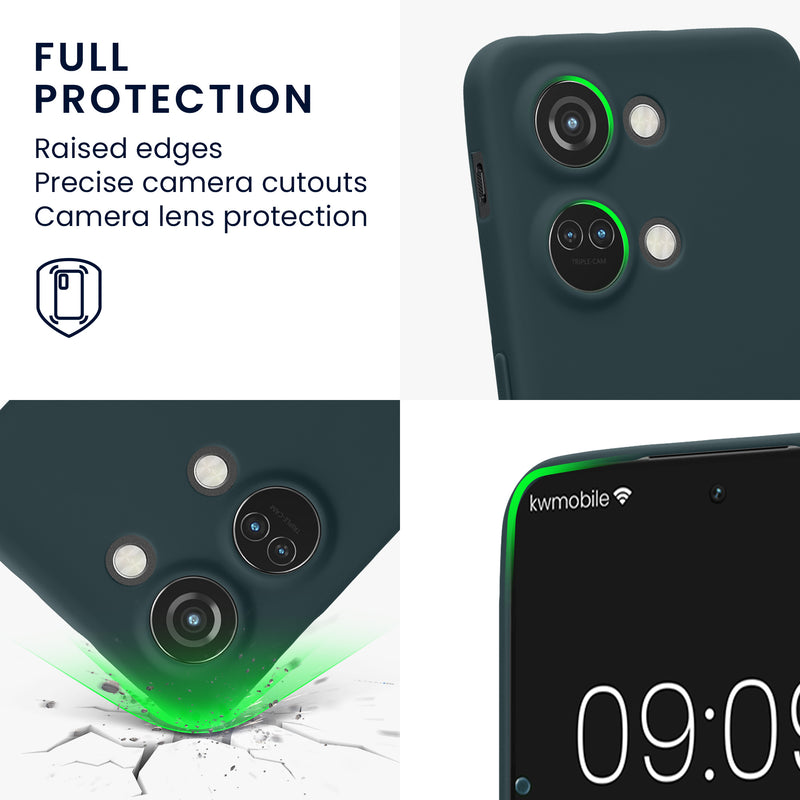 kwmobile Case for OnePlus Nord 3 5G - Soft Mobile Phone Silicone Case - Protective Cover