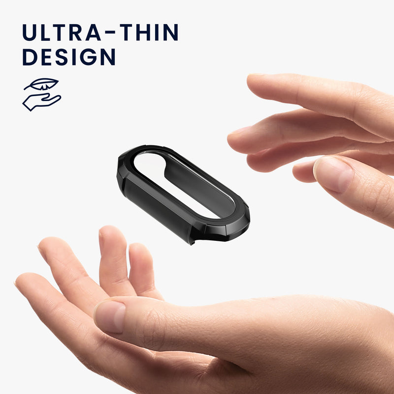 kwmobile Protective Case for Xiaomi Mi Band 8 Fullbody Display Cover Set