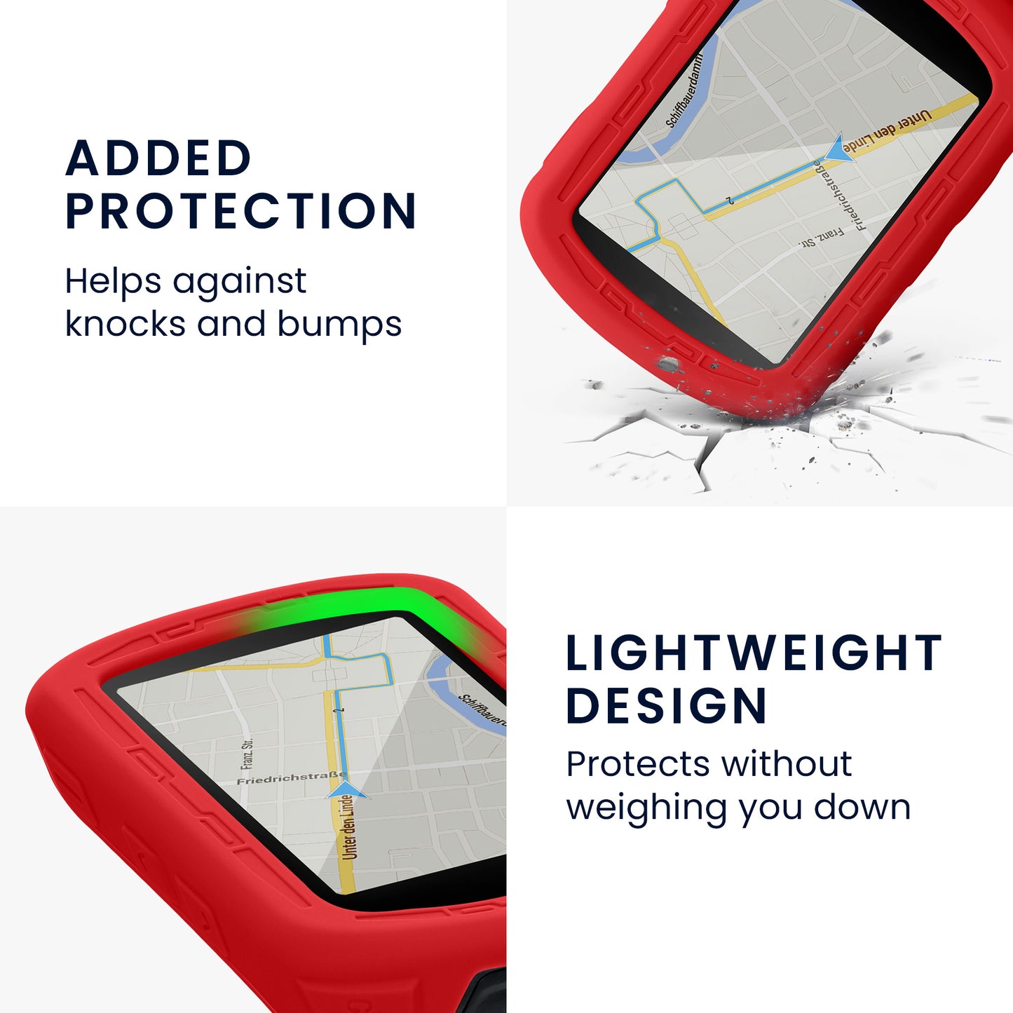 kwmobile Case Compatible with Garmin Edge 840 / Edge 540 GPS Bike Case Protective Cover