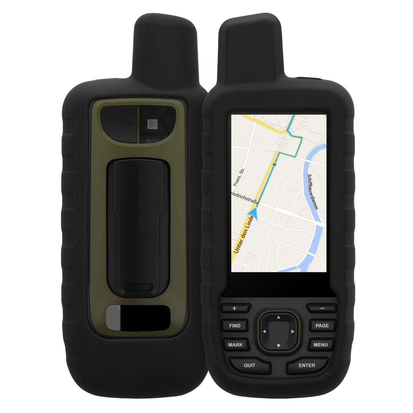 kwmobile Case compatible with Garmin GPSMAP 66sr / GPSMAP 67 - Protective Cover for GPS Handheld Device