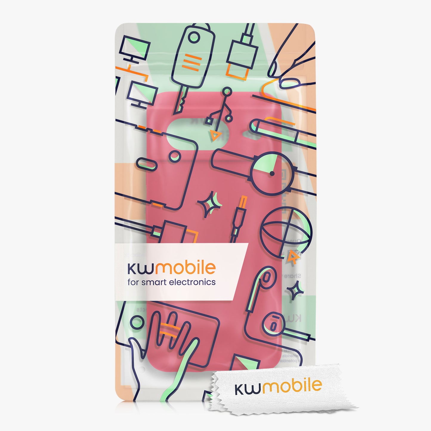kwmobile Phone Case for Google Pixel 8 - Wireless Charging