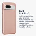 kwmobile Phone Case for Google Pixel 8 - Silicone Case - Protective Cover