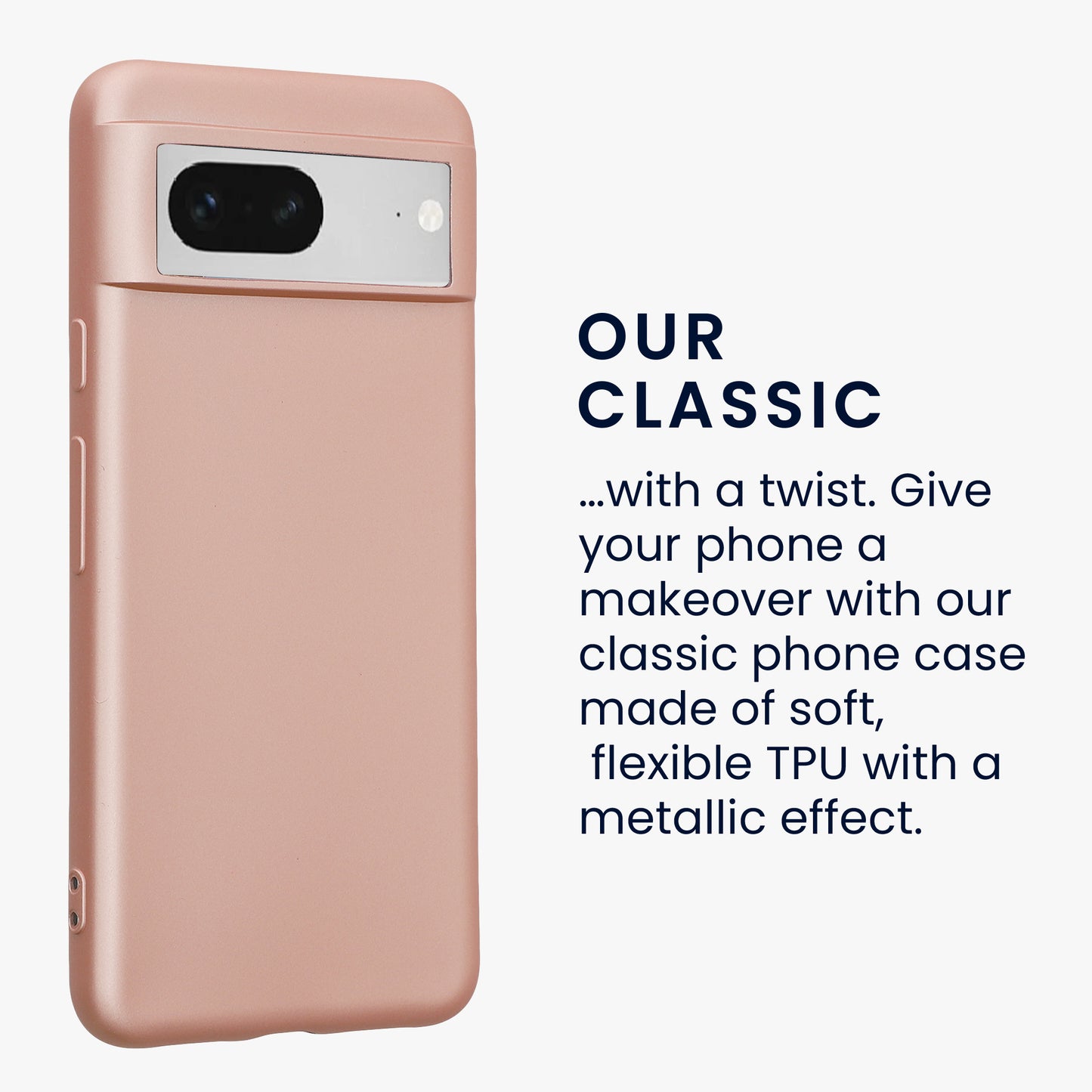 kwmobile Phone Case for Google Pixel 8 - Silicone Case - Protective Cover