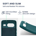 kwmobile Slim Case Compatible with Google Pixel 8 Case - Silicone Phone Cover