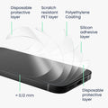 kwmobile Displayschutzfolie kompatibel mit Google Pixel 8 Set - Kristallklar - Displayschutz