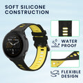 kwmobile Silicone Watch Strap for Garmin Forerunner 965 / 955 / 945 / 745 Strap Replacement Band for Fitness Tracker Smartwatch