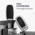Case for Audi A6 A7 A8 Q7 Q8 3-Button Car Key Keyless