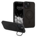 kwmobile Hülle kompatibel mit Apple iPhone 13 Hard Case mit erhöhtem Rand Kameraschutz integriert Transparent
