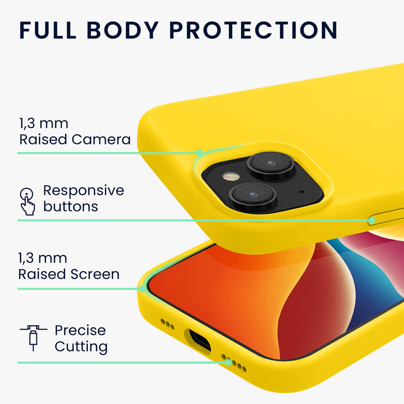 kwmobile Phone Case for iPhone 15 Case Wireless Charging