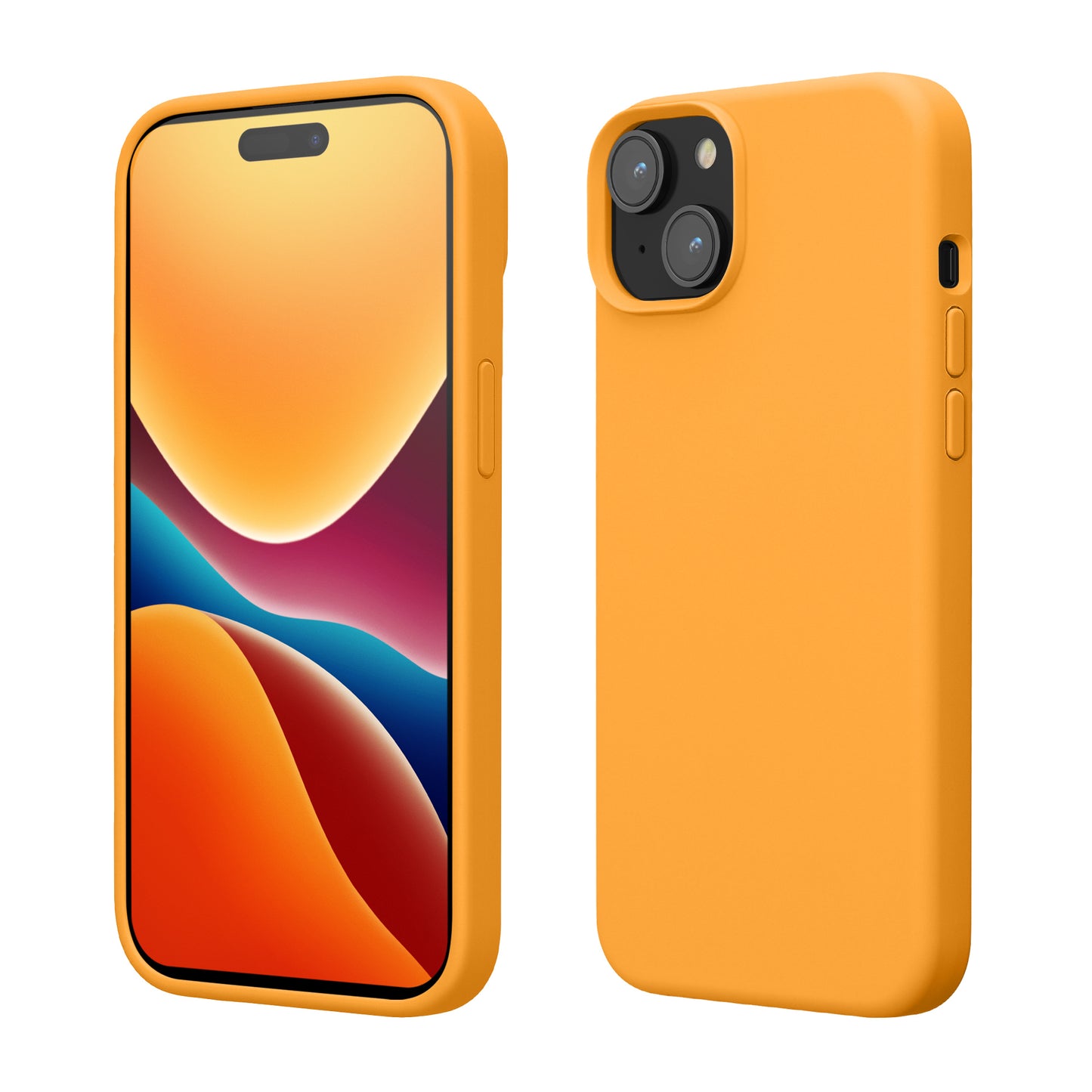 kwmobile Phone Case for iPhone 15 Case Wireless Charging