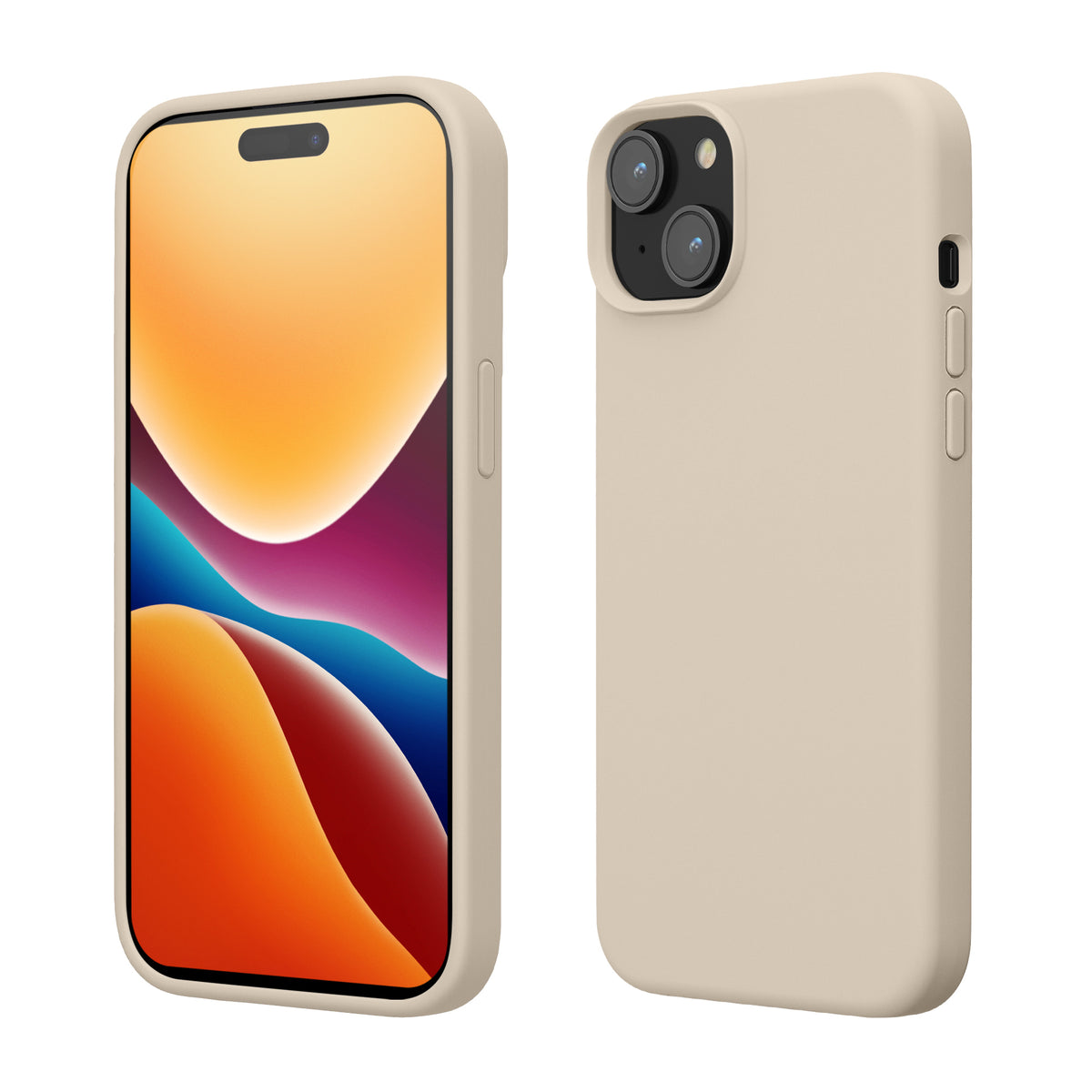 kwmobile Phone Case for iPhone 15 Case Wireless Charging
