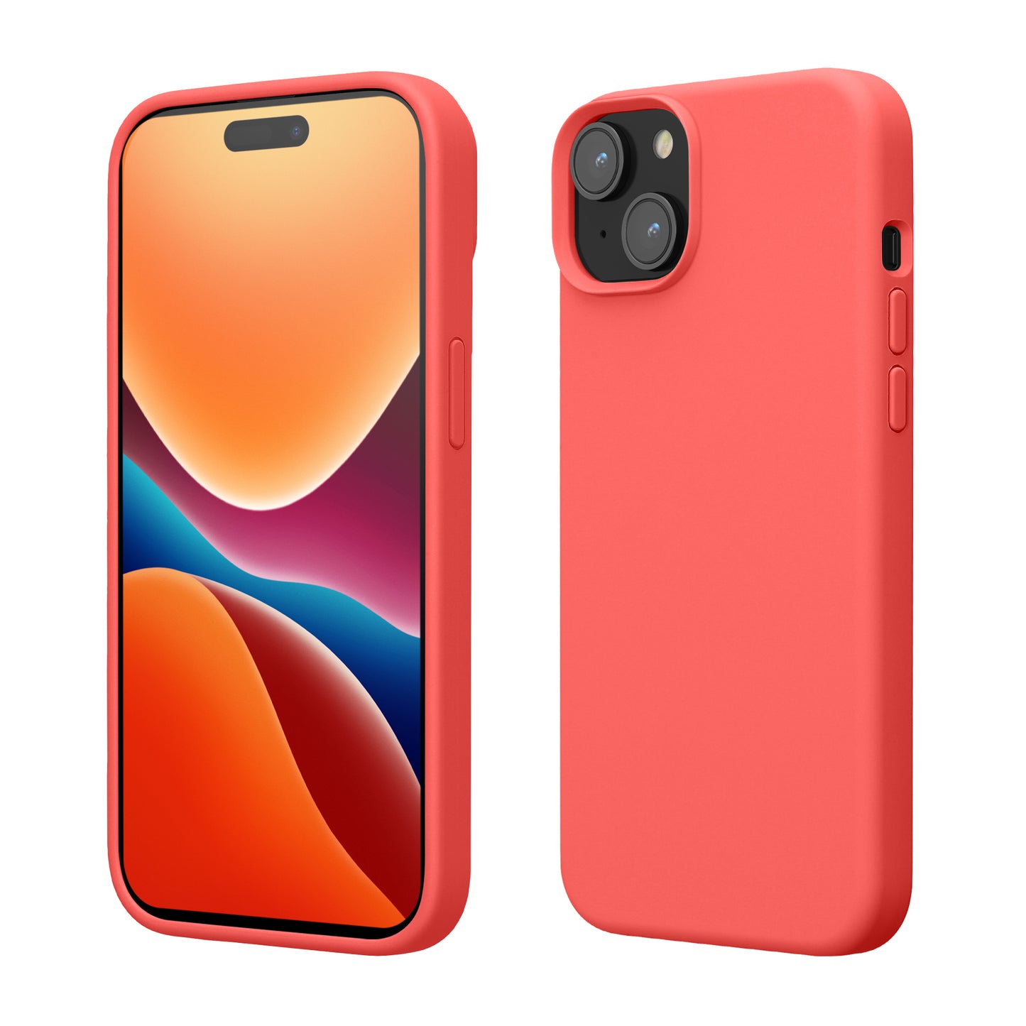 kwmobile Phone Case for iPhone 15 Case Wireless Charging