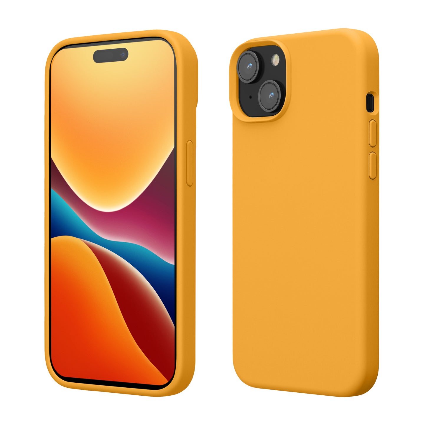 kwmobile Phone Case for iPhone 15 Case Wireless Charging