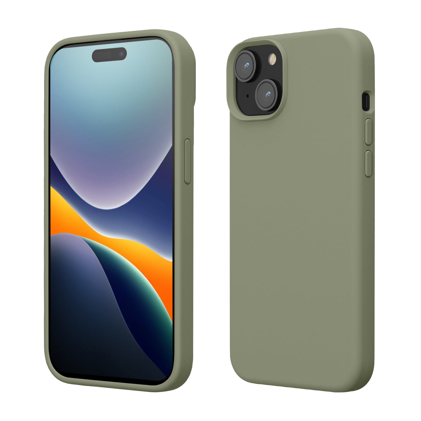 kwmobile Phone Case for iPhone 15 Case Wireless Charging