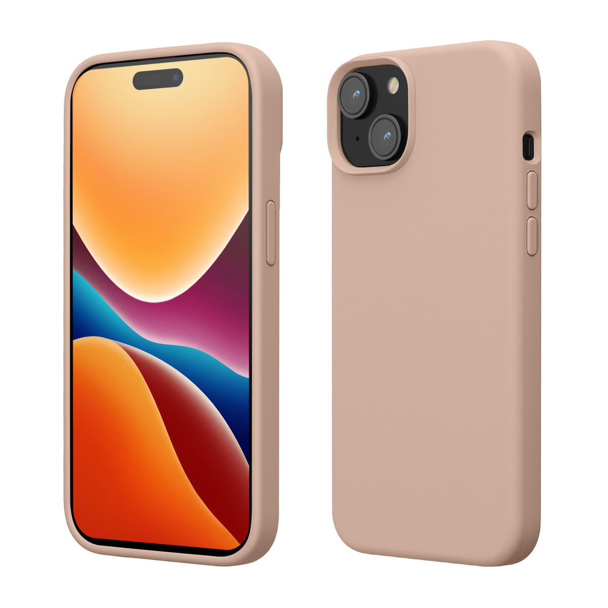 kwmobile Phone Case for iPhone 15 Case Wireless Charging