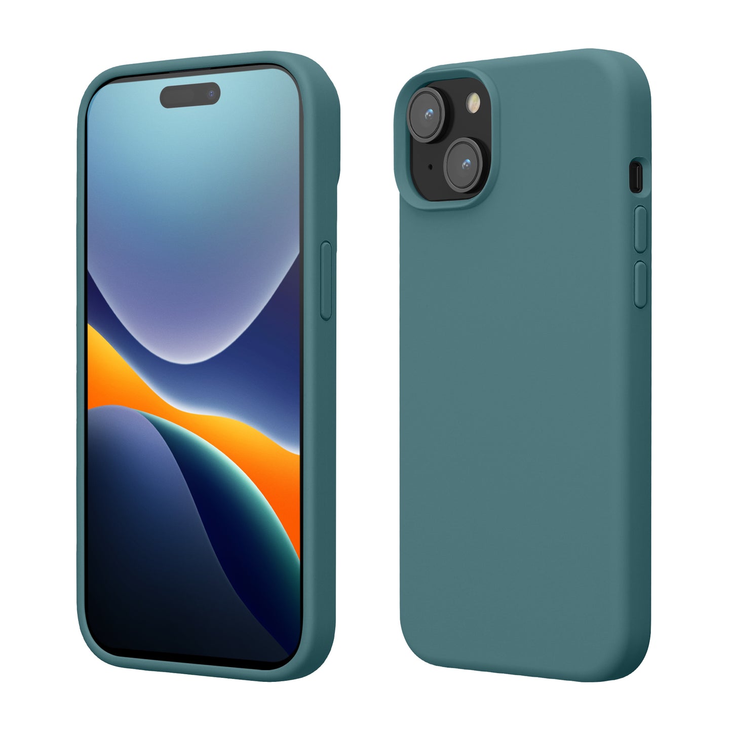 kwmobile Phone Case for iPhone 15 Case Wireless Charging