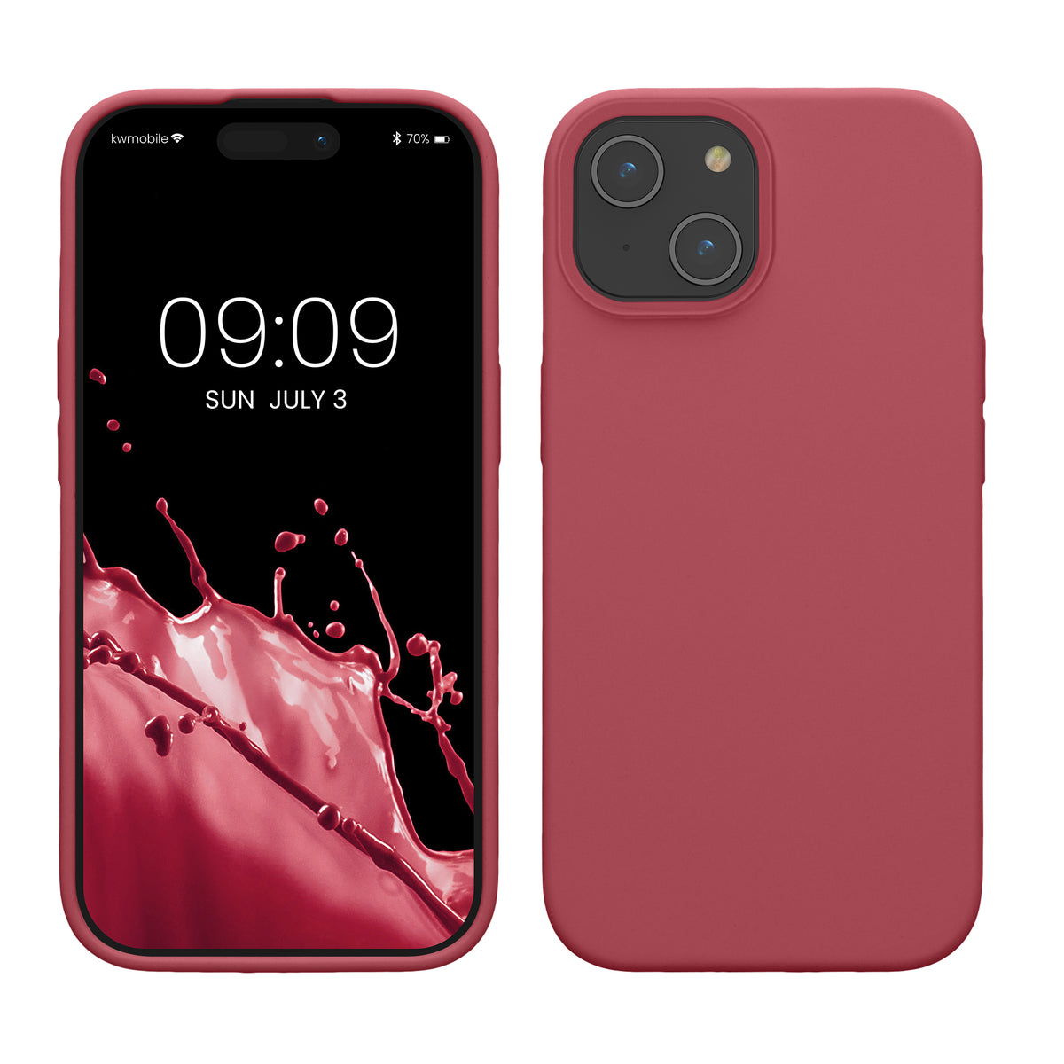 kwmobile Phone Case for iPhone 15 Case Wireless Charging