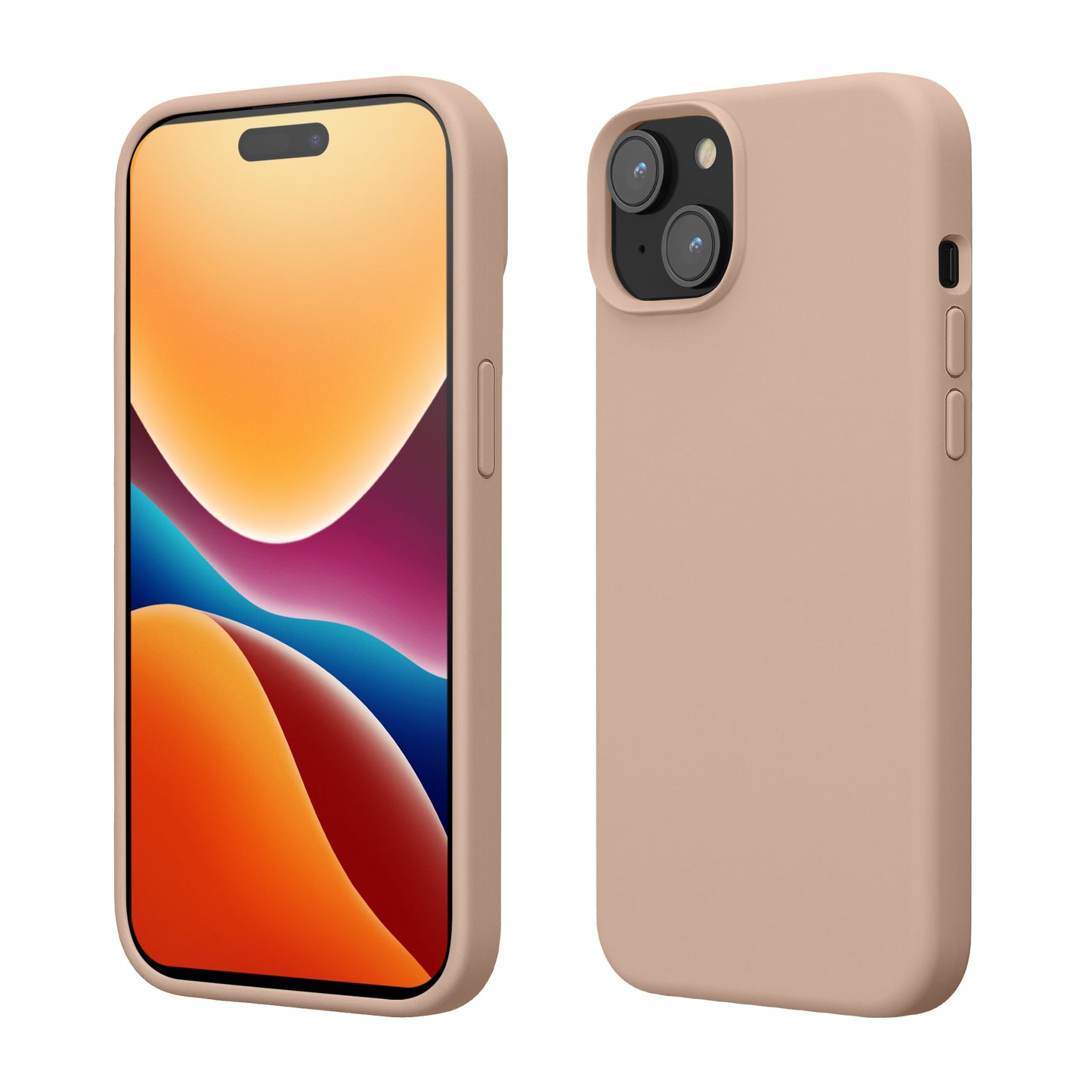 kwmobile Phone Case for iPhone 15 Case Wireless Charging