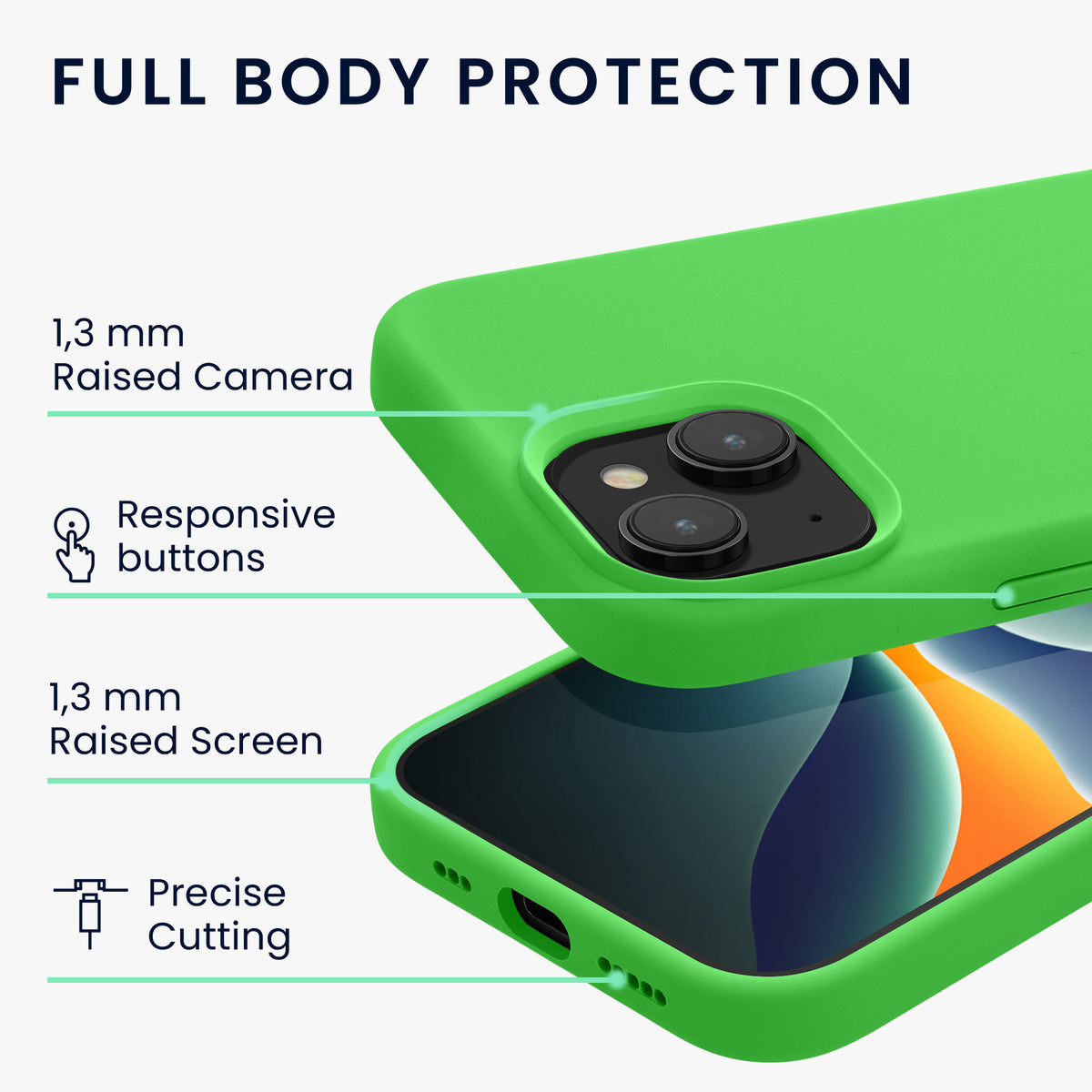 iPhone 15 Plus Silicone Phone Case