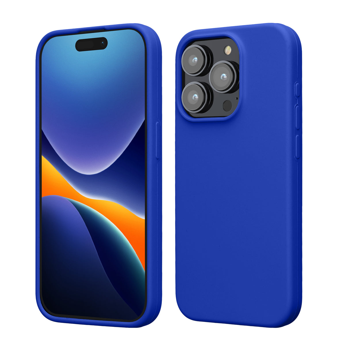 kwmobile Phone Case for iPhone 15 Pro - Silicone Cover - Wireless Charging