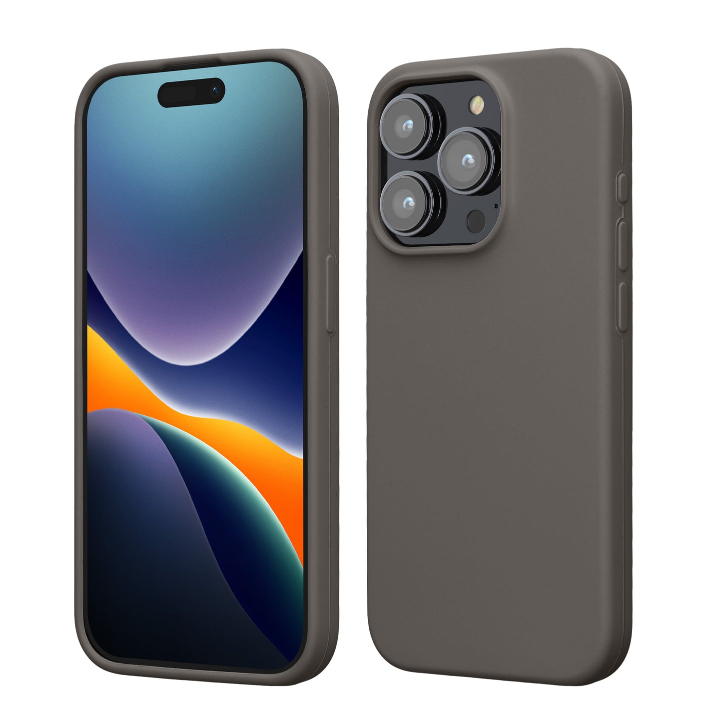 kwmobile Phone Case for iPhone 15 Pro - Silicone Cover - Wireless Charging