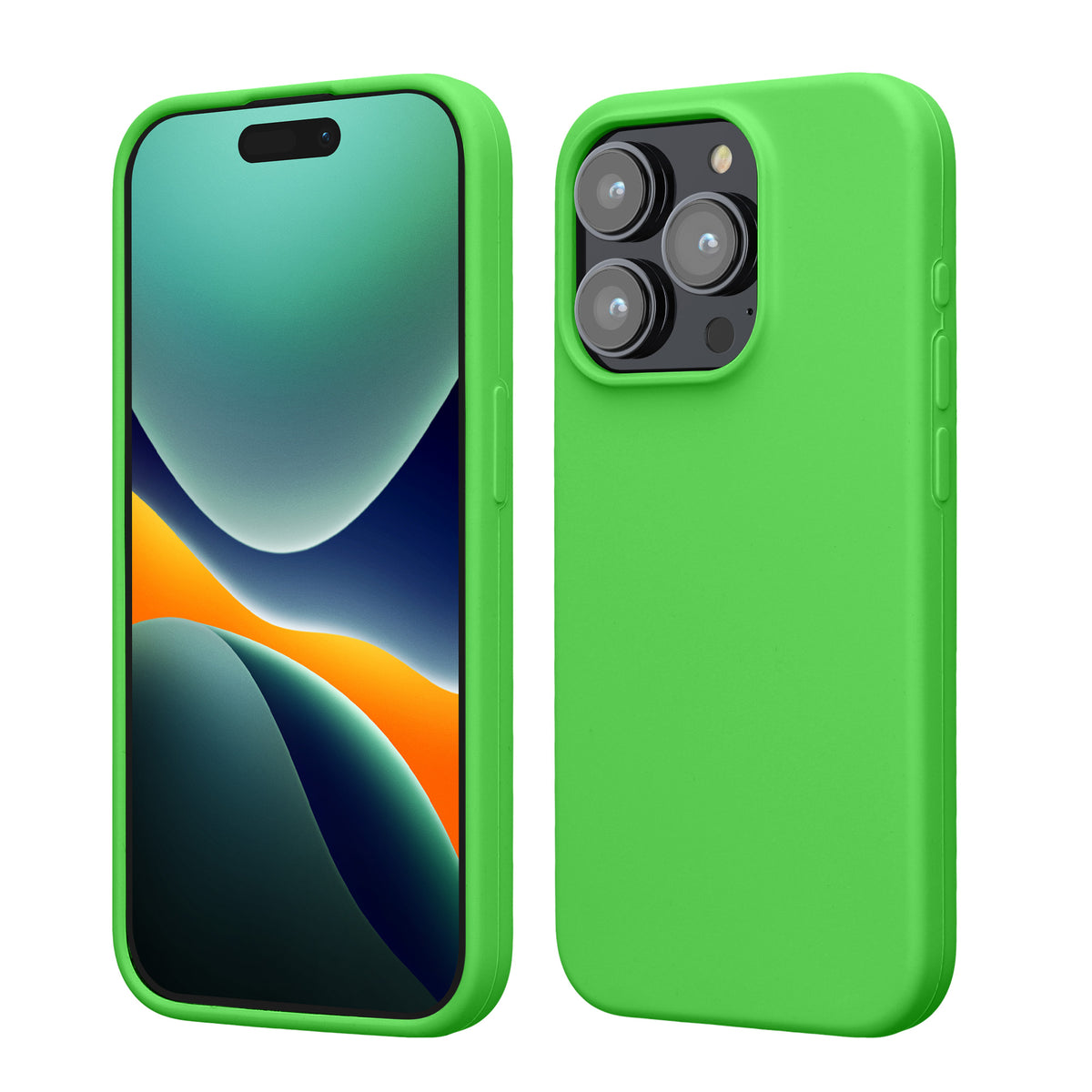 kwmobile Phone Case for iPhone 15 Pro - Silicone Cover - Wireless Charging