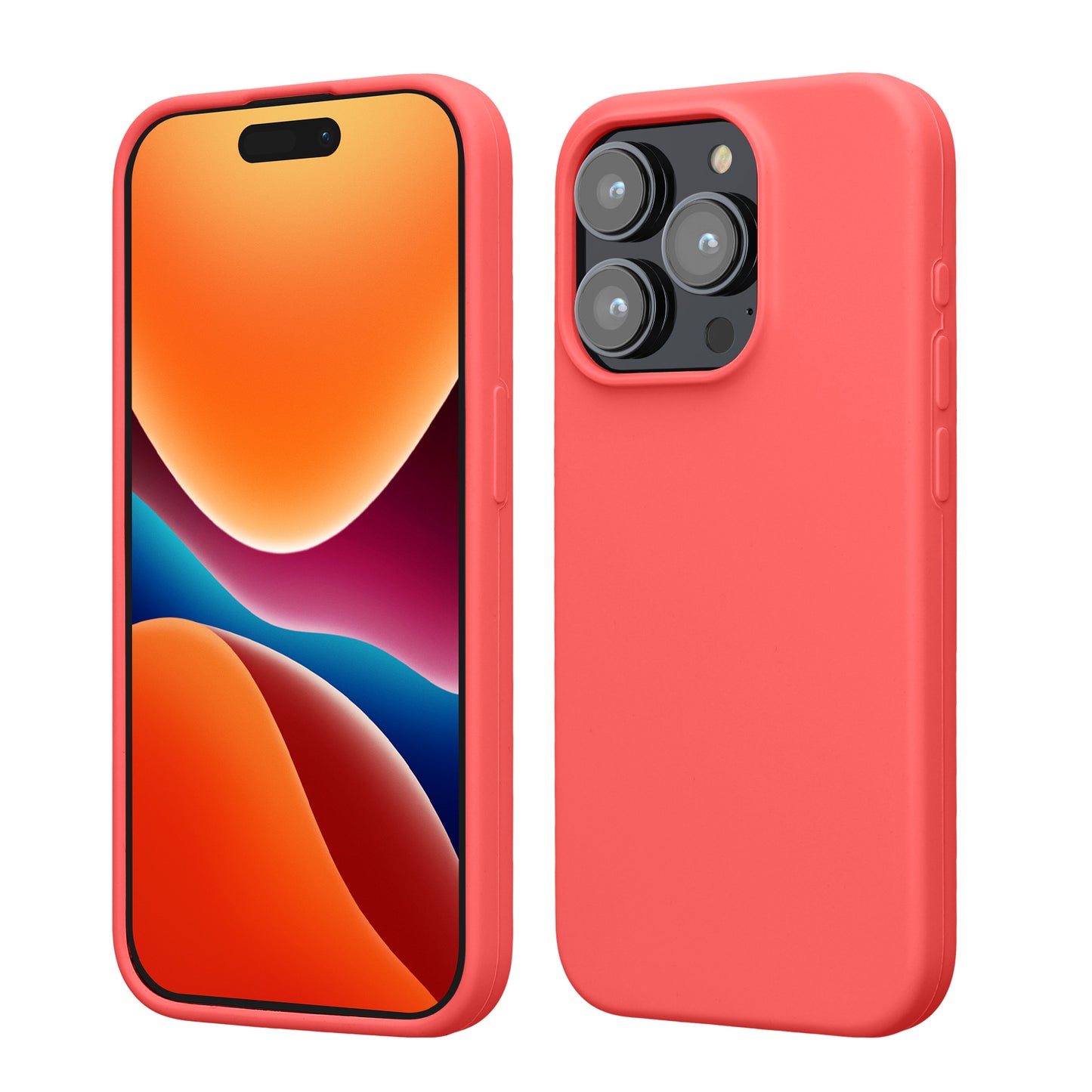 kwmobile Phone Case for iPhone 15 Pro - Silicone Cover - Wireless Charging