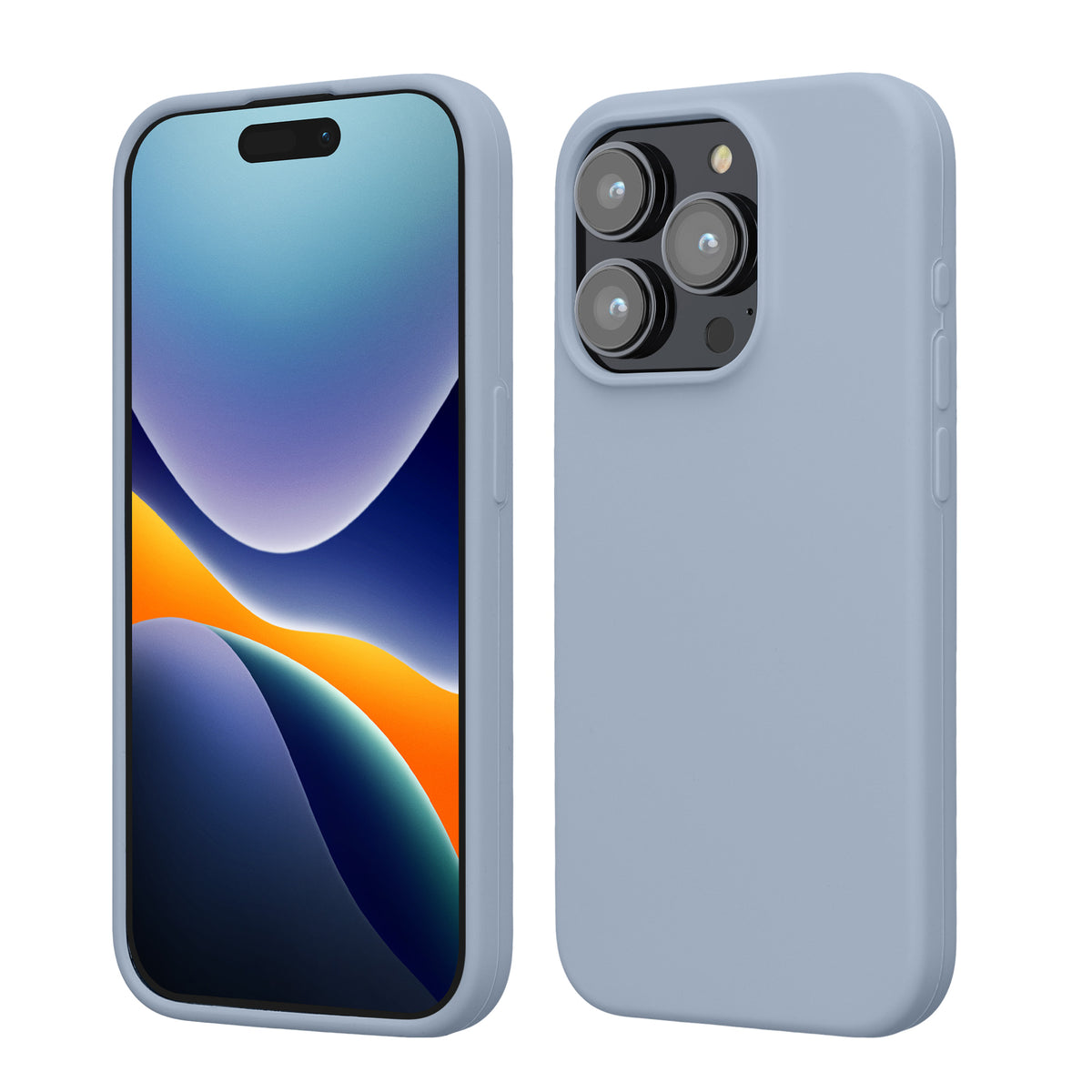 kwmobile Phone Case for iPhone 15 Pro - Silicone Cover - Wireless Charging