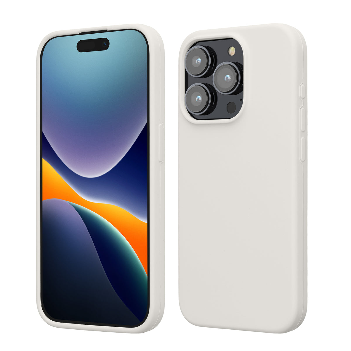 kwmobile Phone Case for iPhone 15 Pro - Silicone Cover - Wireless Charging