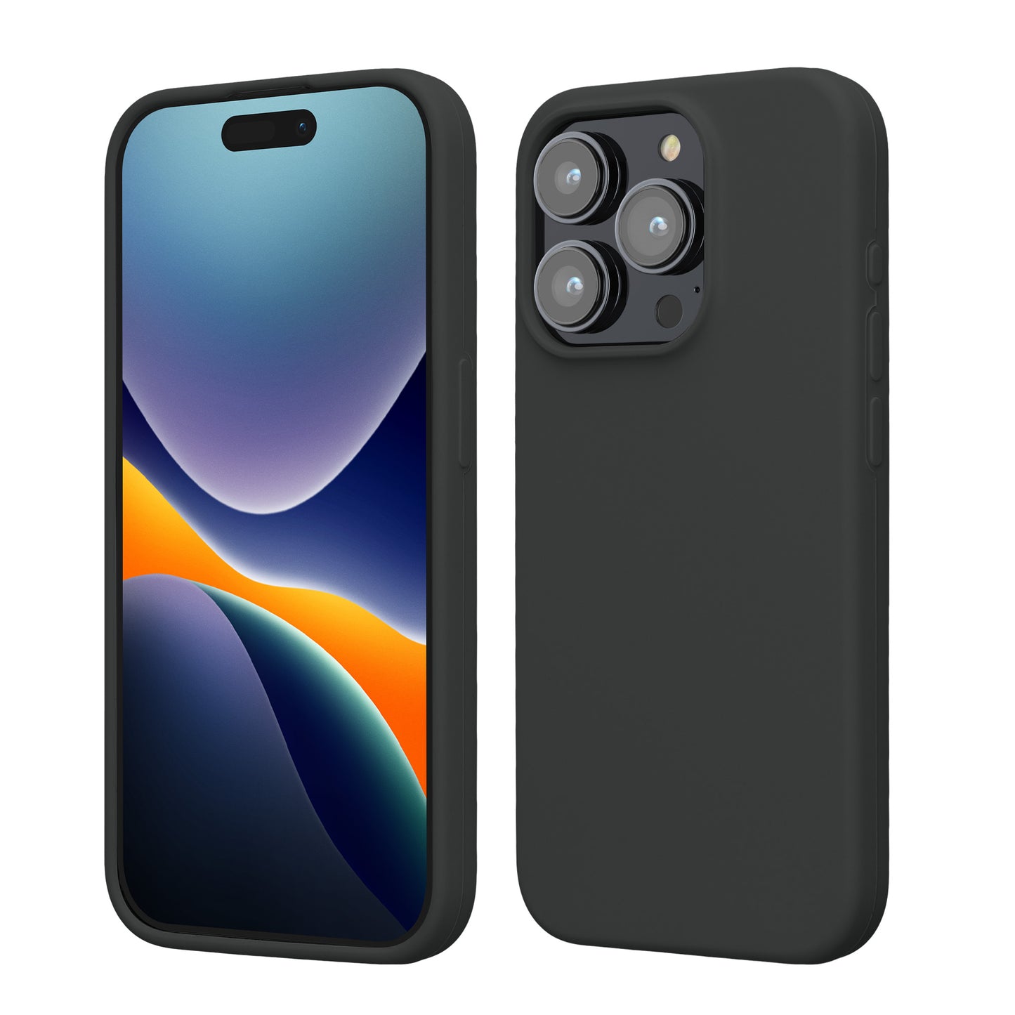 kwmobile Phone Case for iPhone 15 Pro - Silicone Cover - Wireless Charging