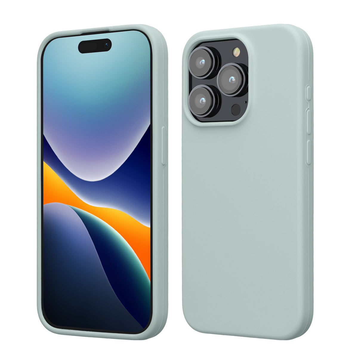 kwmobile Phone Case for iPhone 15 Pro - Silicone Cover - Wireless Charging