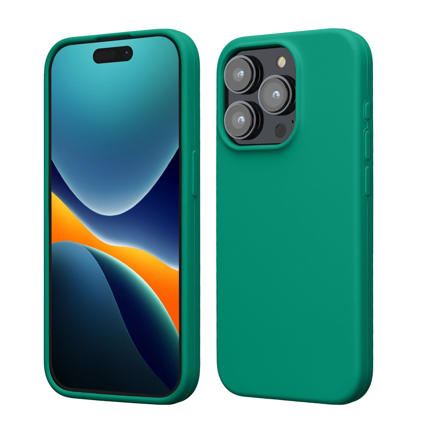 kwmobile Phone Case for iPhone 15 Pro - Silicone Cover - Wireless Charging