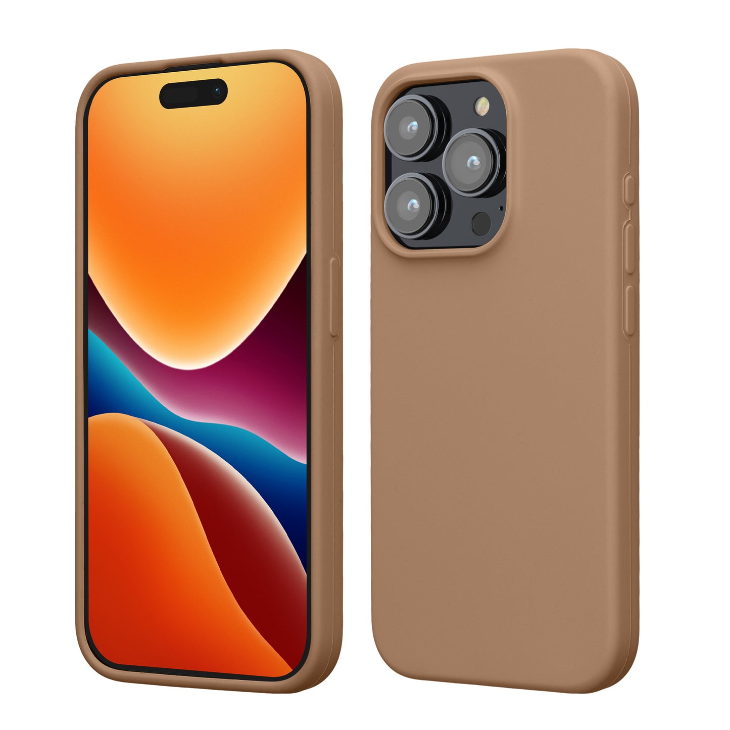 kwmobile Phone Case for iPhone 15 Pro - Silicone Cover - Wireless Charging