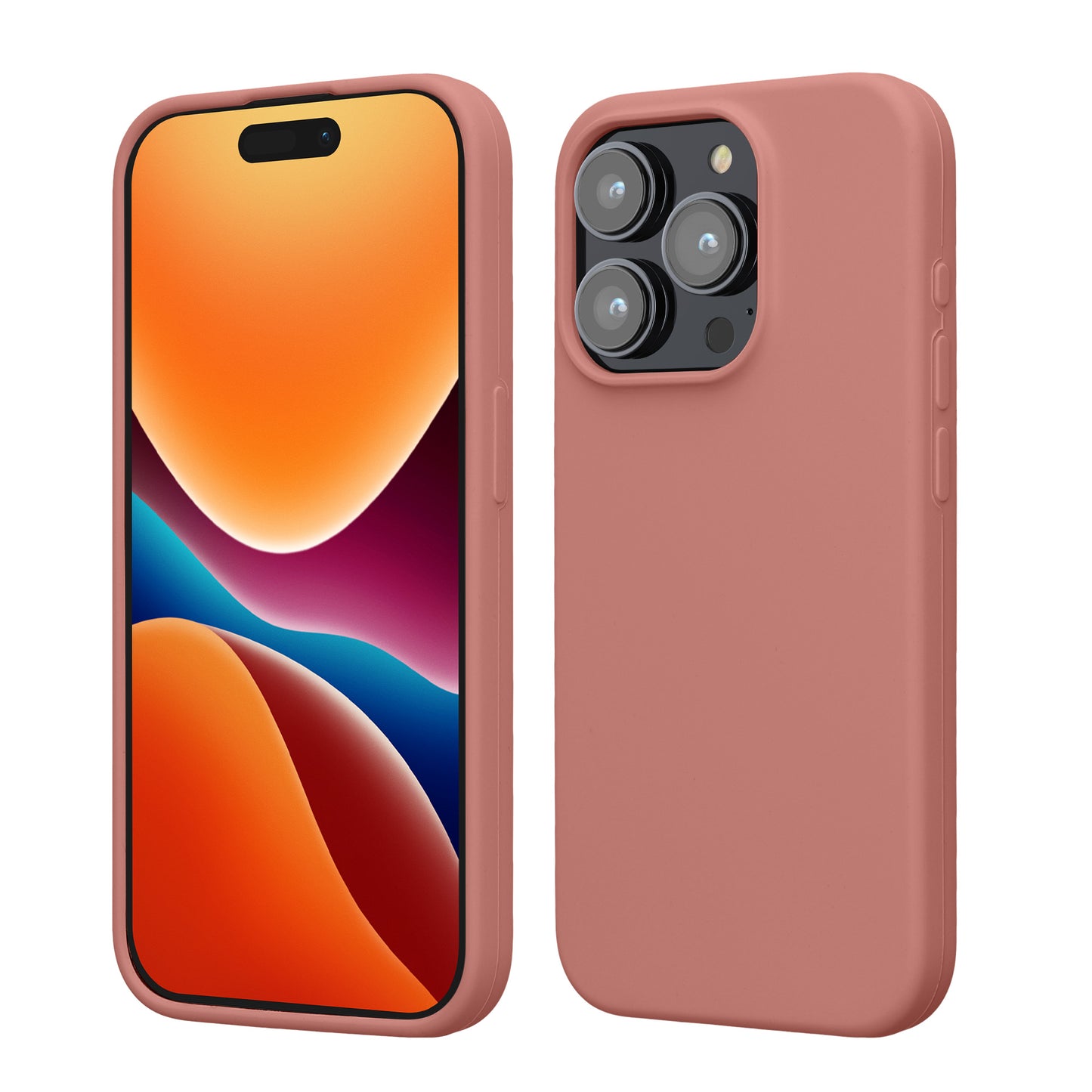 kwmobile Phone Case for iPhone 15 Pro - Silicone Cover - Wireless Charging
