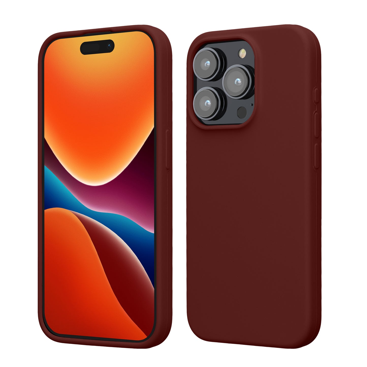 kwmobile Phone Case for iPhone 15 Pro - Silicone Cover - Wireless Charging