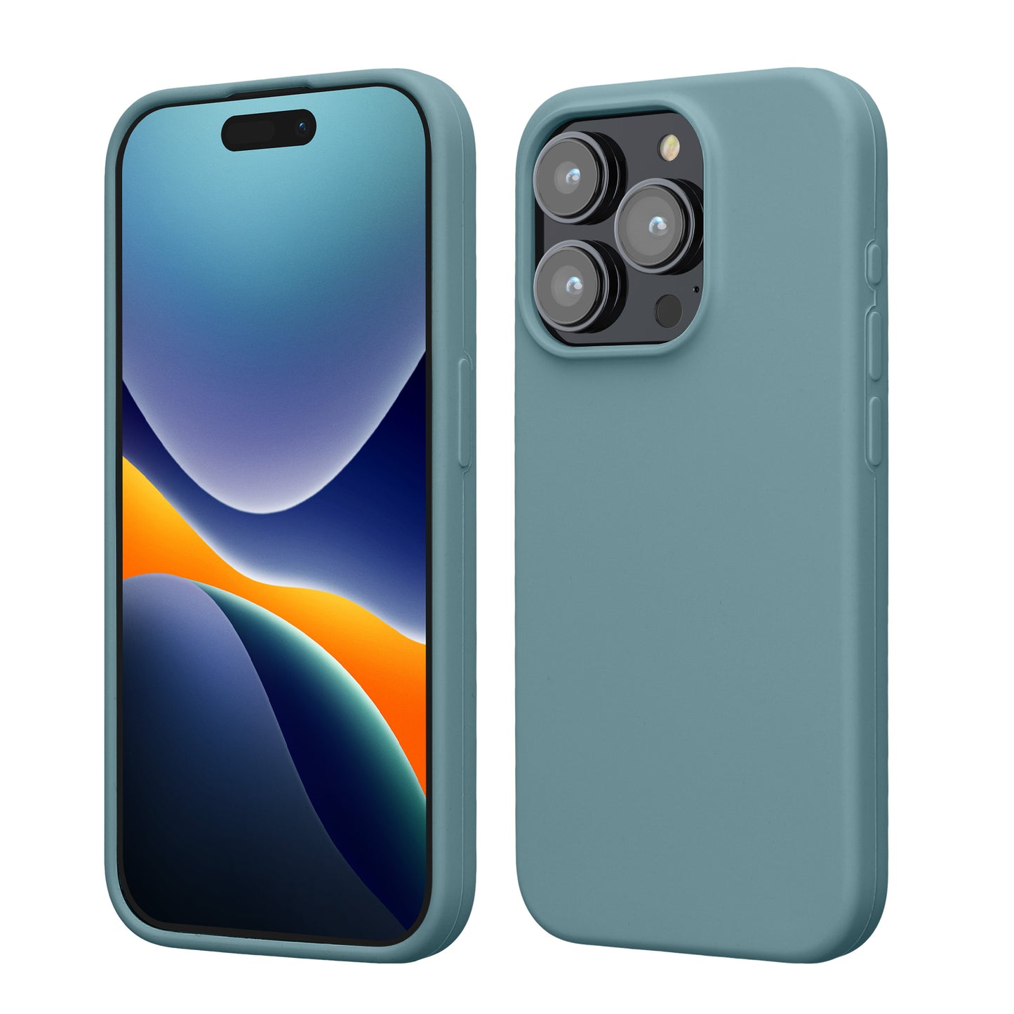 kwmobile Phone Case for iPhone 15 Pro - Silicone Cover - Wireless Charging