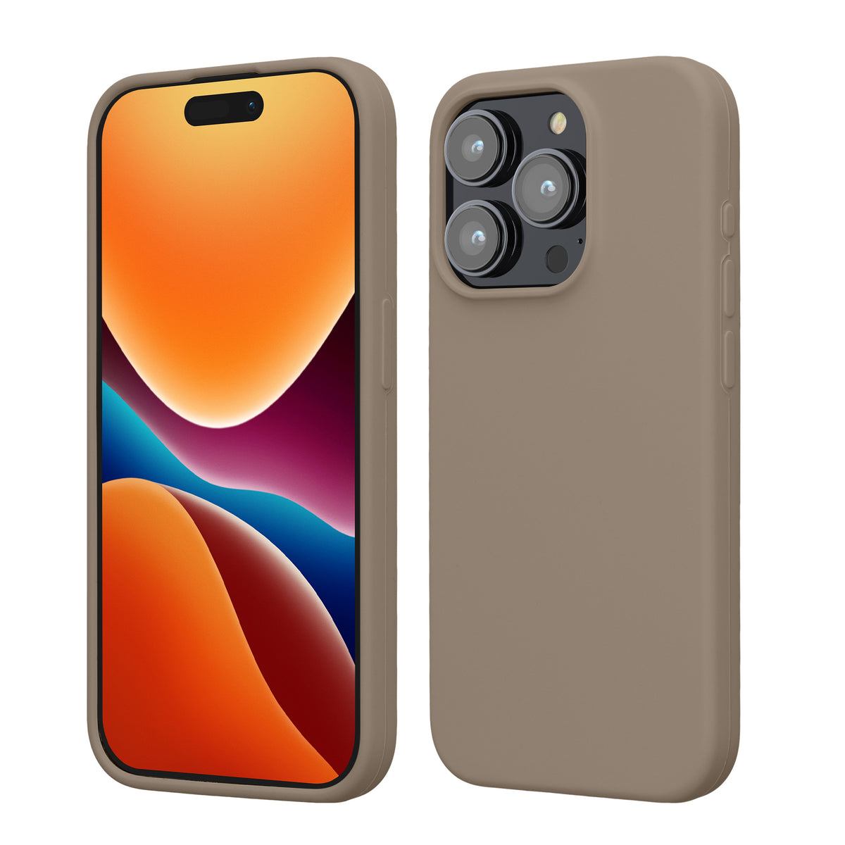 kwmobile Phone Case for iPhone 15 Pro - Silicone Cover - Wireless Charging