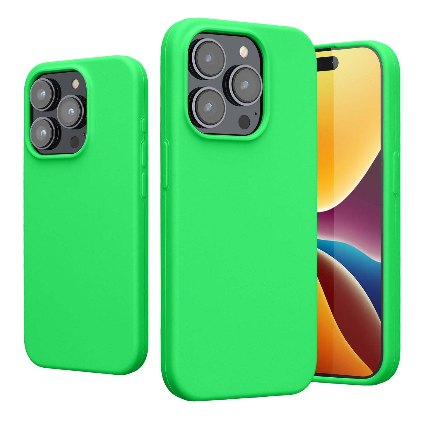 kwmobile Phone Case for iPhone 15 Pro - Silicone Cover - Wireless Charging