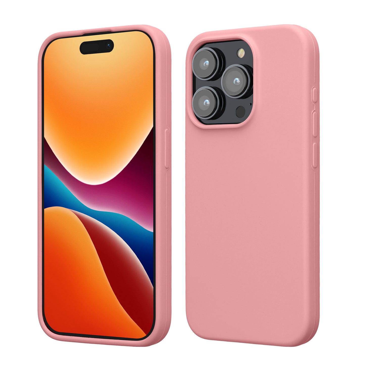 kwmobile Phone Case for iPhone 15 Pro - Silicone Cover - Wireless Charging