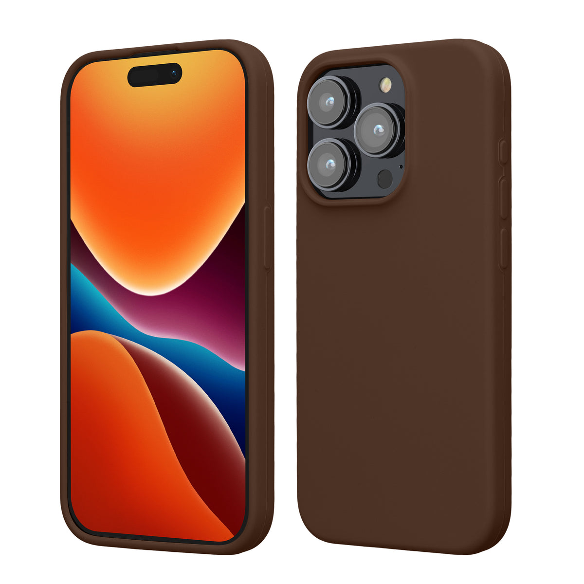 kwmobile Phone Case for iPhone 15 Pro - Silicone Cover - Wireless Charging