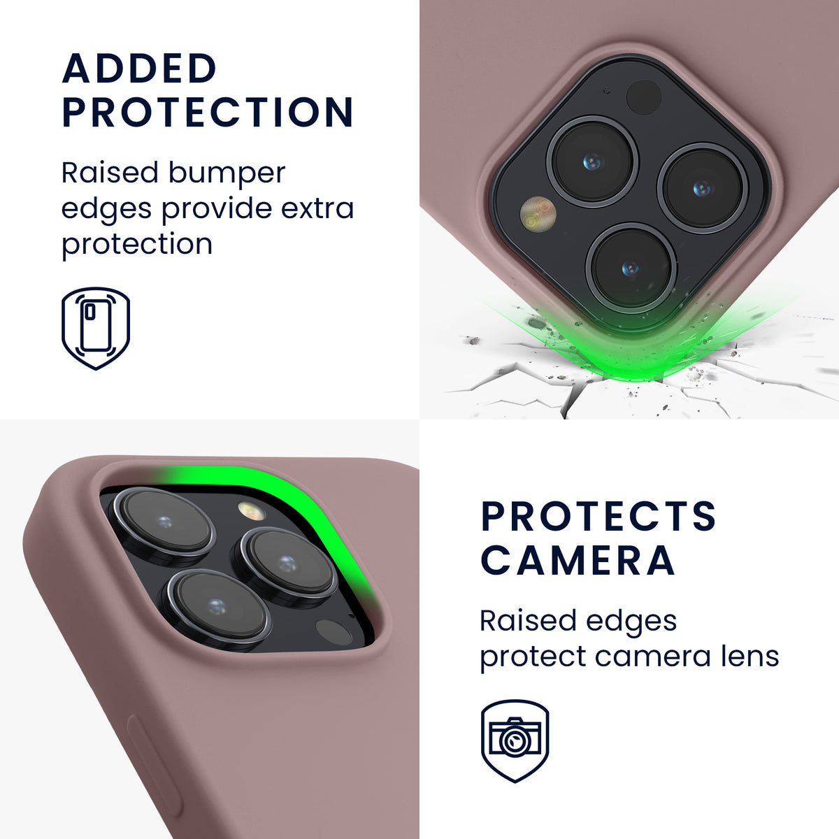kwmobile Phone Case for iPhone 15 Pro - Silicone Cover - Wireless Charging